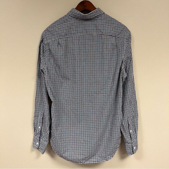 J crew plaid blue and button down   Size M - Picture 3 of 5